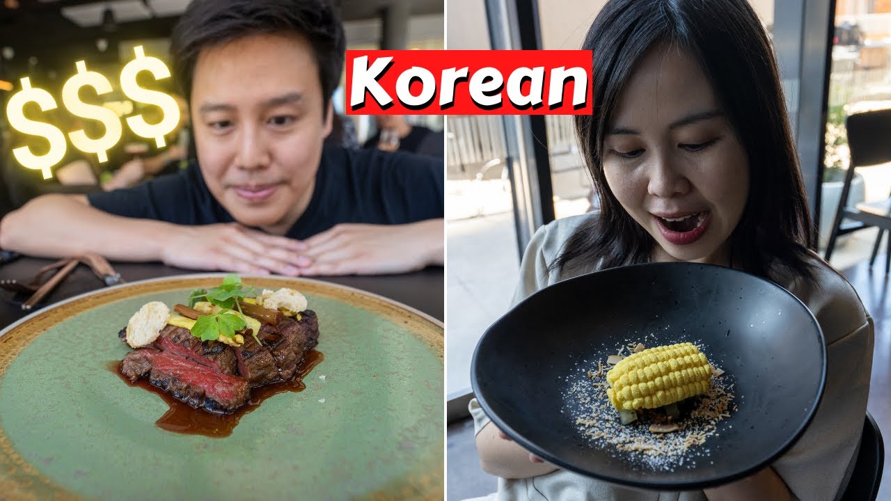 FANCY KOREAN Australian Food by NYC Michelin Starred Restaurant Chef