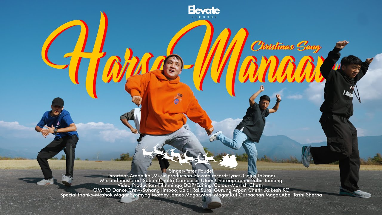 Harsa Manaau  New Nepali Christmas Song 2023 | Peter Poudel ft. Elevate Records#christmas #trending
