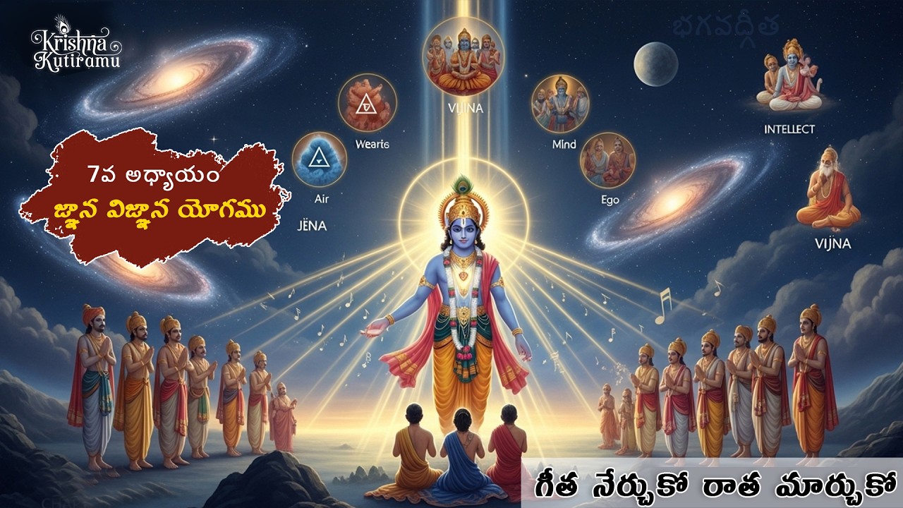 Bhagavad Gita Chapter | Chapter 7: Jnana Vijnana Yoga | 7వ అధ్యాయము: జ్ఞాన విజ్ఞాన యోగముchapter 07