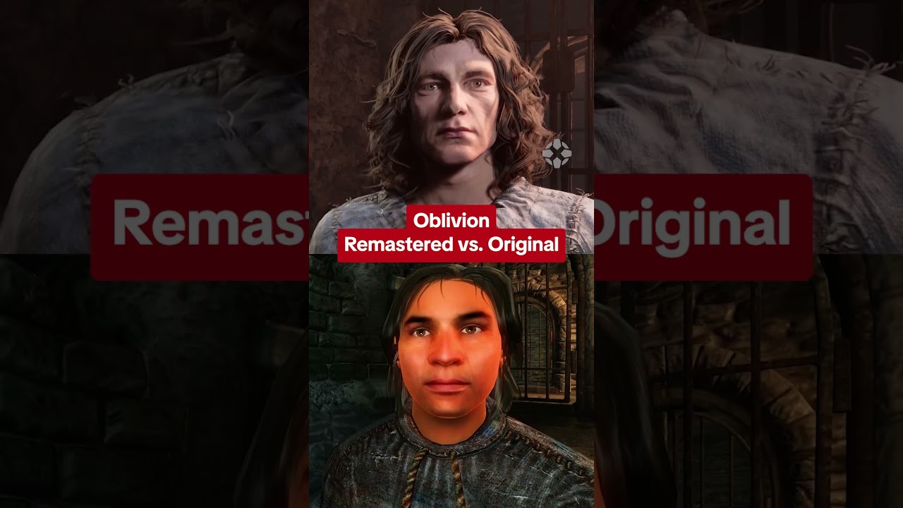 The Elder Scrolls IV: Oblivion 2025 vs. 2006 - The differences are wild #elderscrolls #oblivion #ign