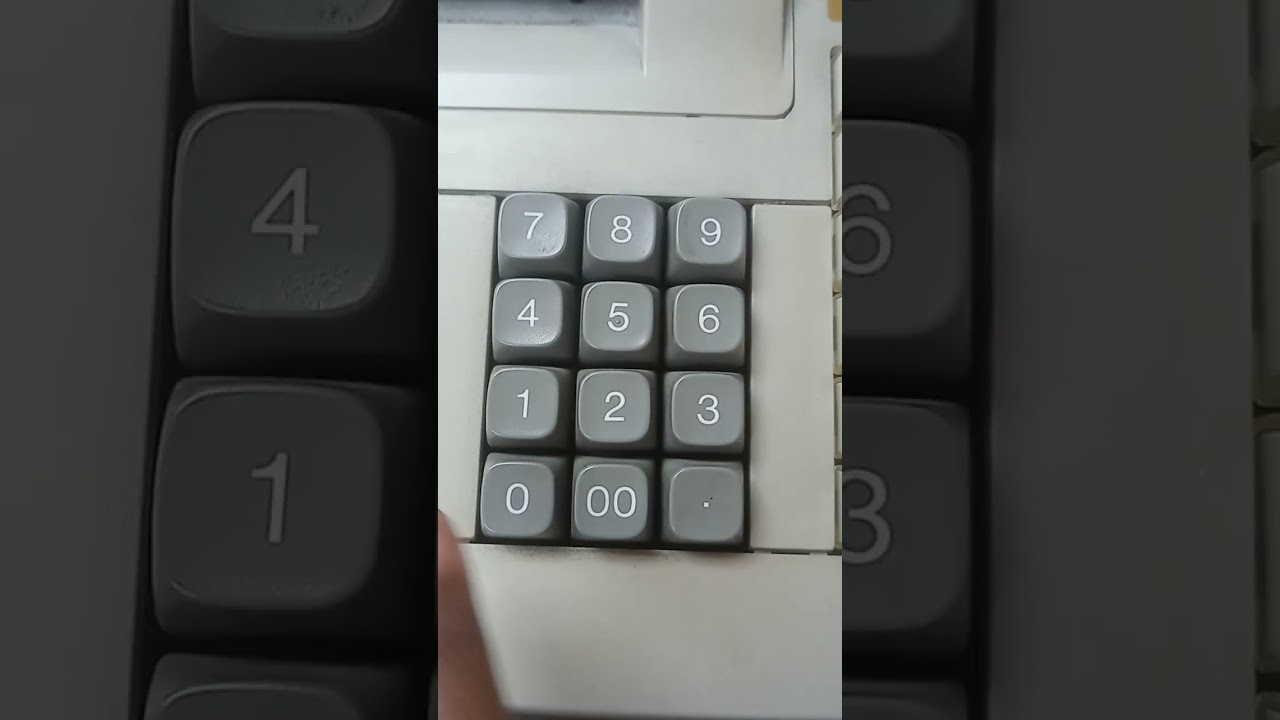 Conociendo la Caja Registradora, sus partes, teclado, características y funciones. video 3/5.