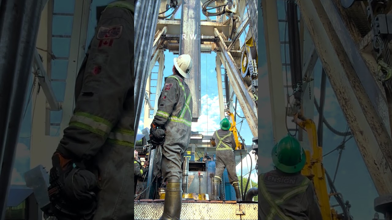Drilling Operation Oil and Gas Crow