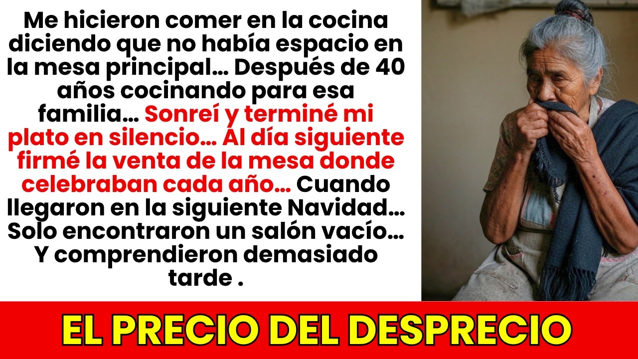 Me Hicieron Comer en la Cocina 'Por Falta de Espacio' en Navidad. Al Día Siguiente, Vendí la Mesa