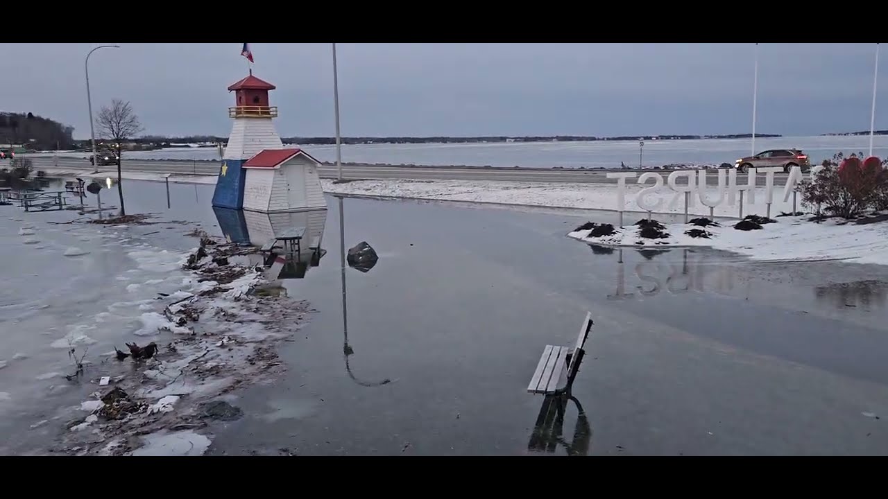 Abnormal High Tide in Downtown Bathurst 
