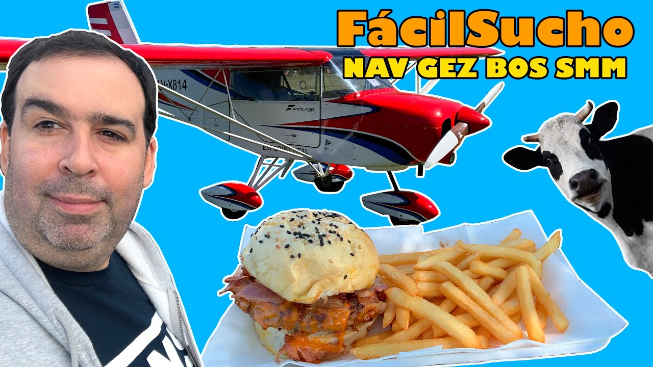 🛩️ F&aacute;cilSucho - Navegaci&oacute;n GEZ-BOS-SMM LV-X814 F&aacute;cil MS 1/3 Avi&oacute;n Experimental Argentino - Pilot POV