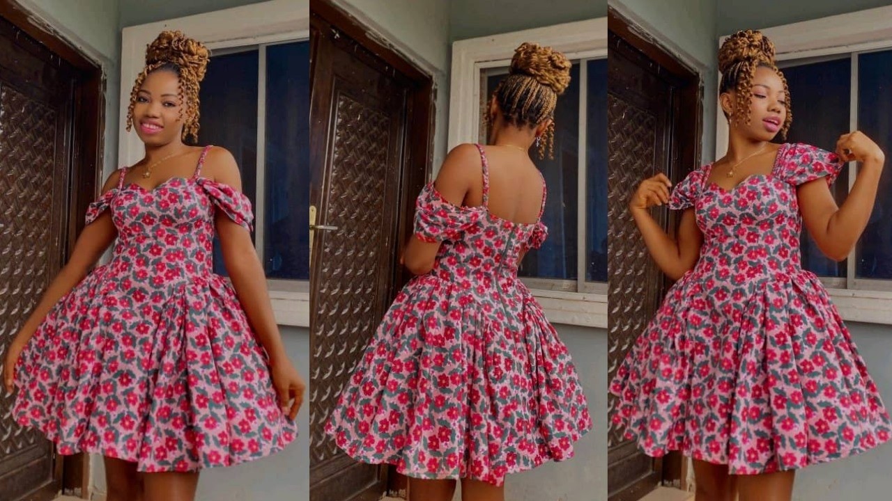 How to make this side gathered dress (Beginner_ Friendly)