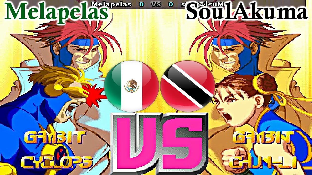 X-Men Vs. Street Fighter - Melapelas vs SoulAkuma