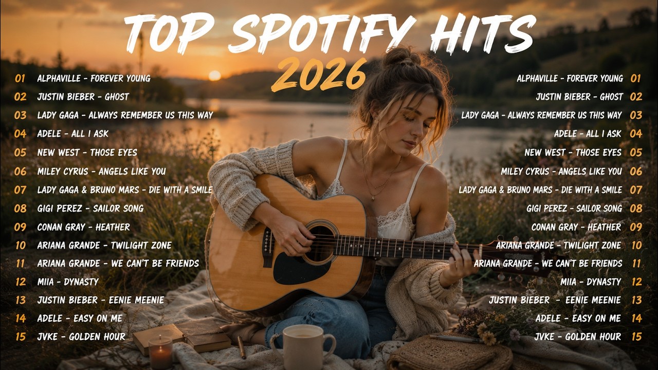 🌙 Soft Acoustic Playlist 2026 | Viral Songs for Relaxing & Studying