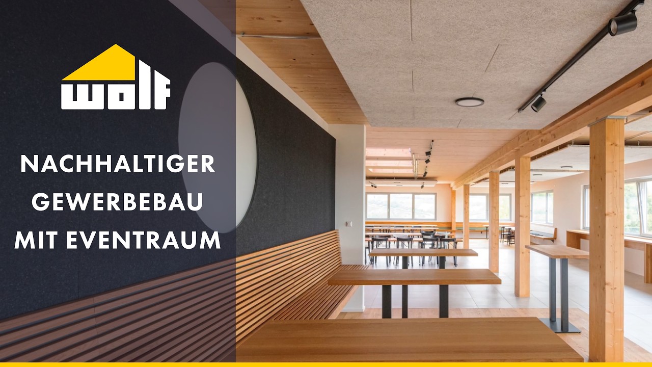 Nachhaltiges Gewerbeensemble mit Eventraum | Holzbau von Wolf System