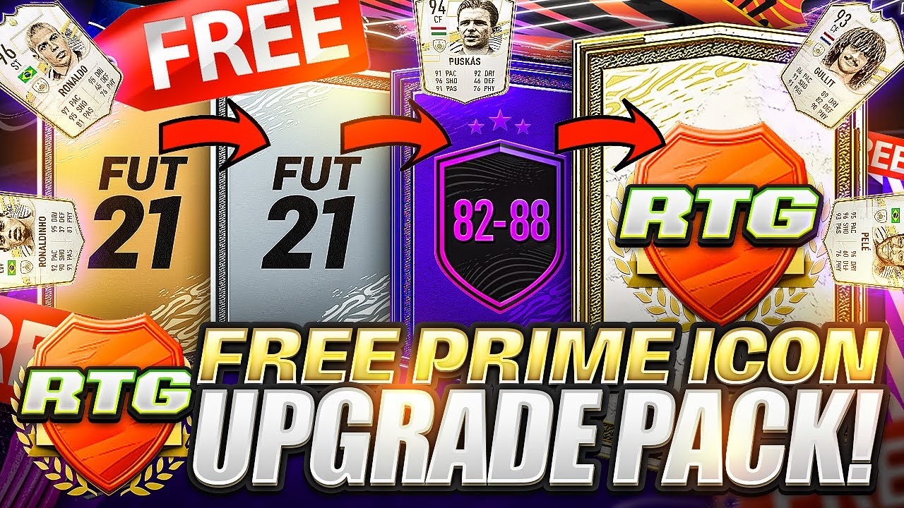 What do you get from a Free FIFA 21 Prime Icon Upgrade Pack?