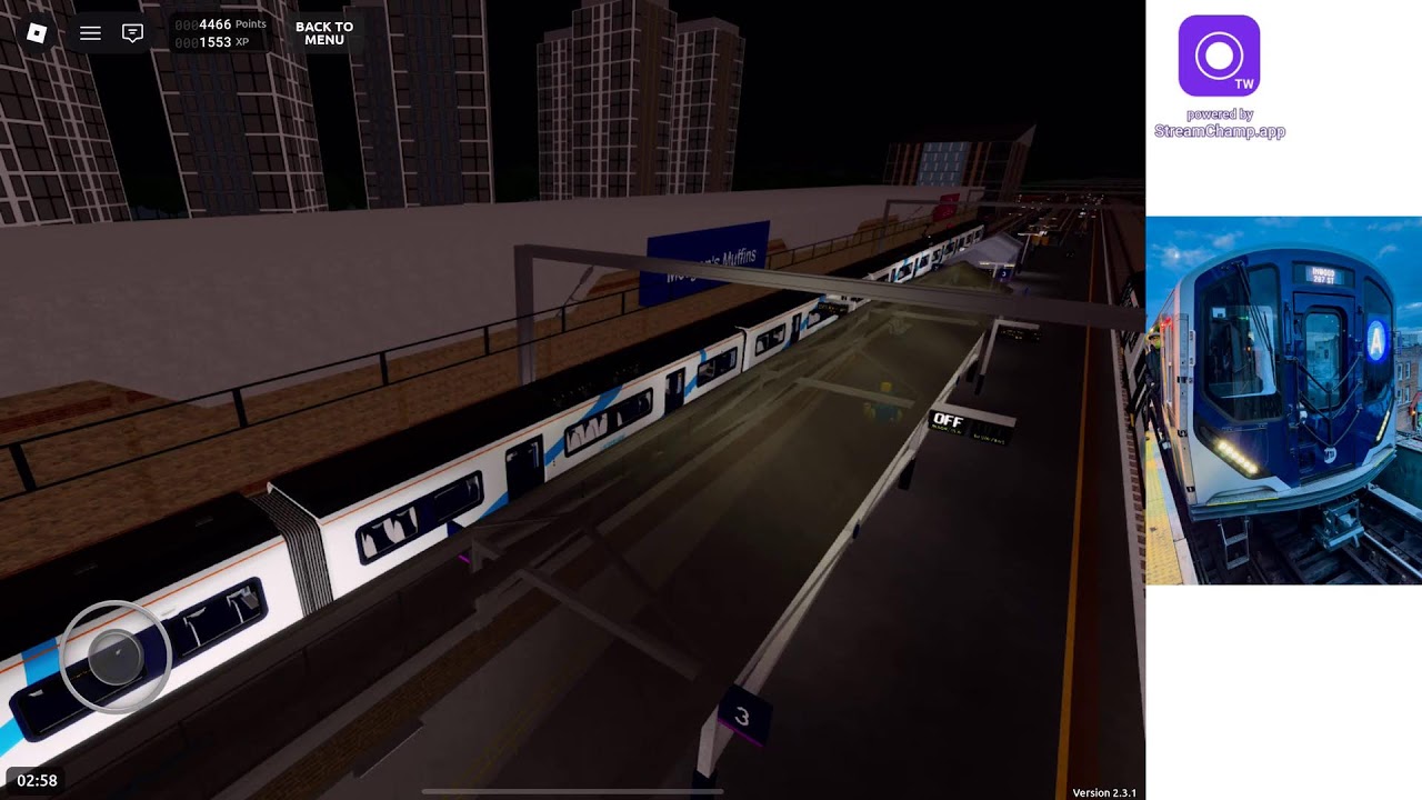 Live cam train spotting in action at Hampton Hargate Roblox SCR