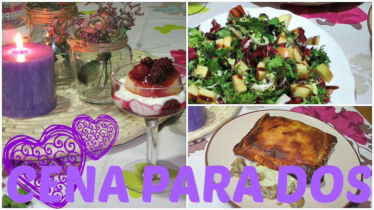 Cena para dos 💜 | Muy f&aacute;cil y r&aacute;pida | ramiaschannel