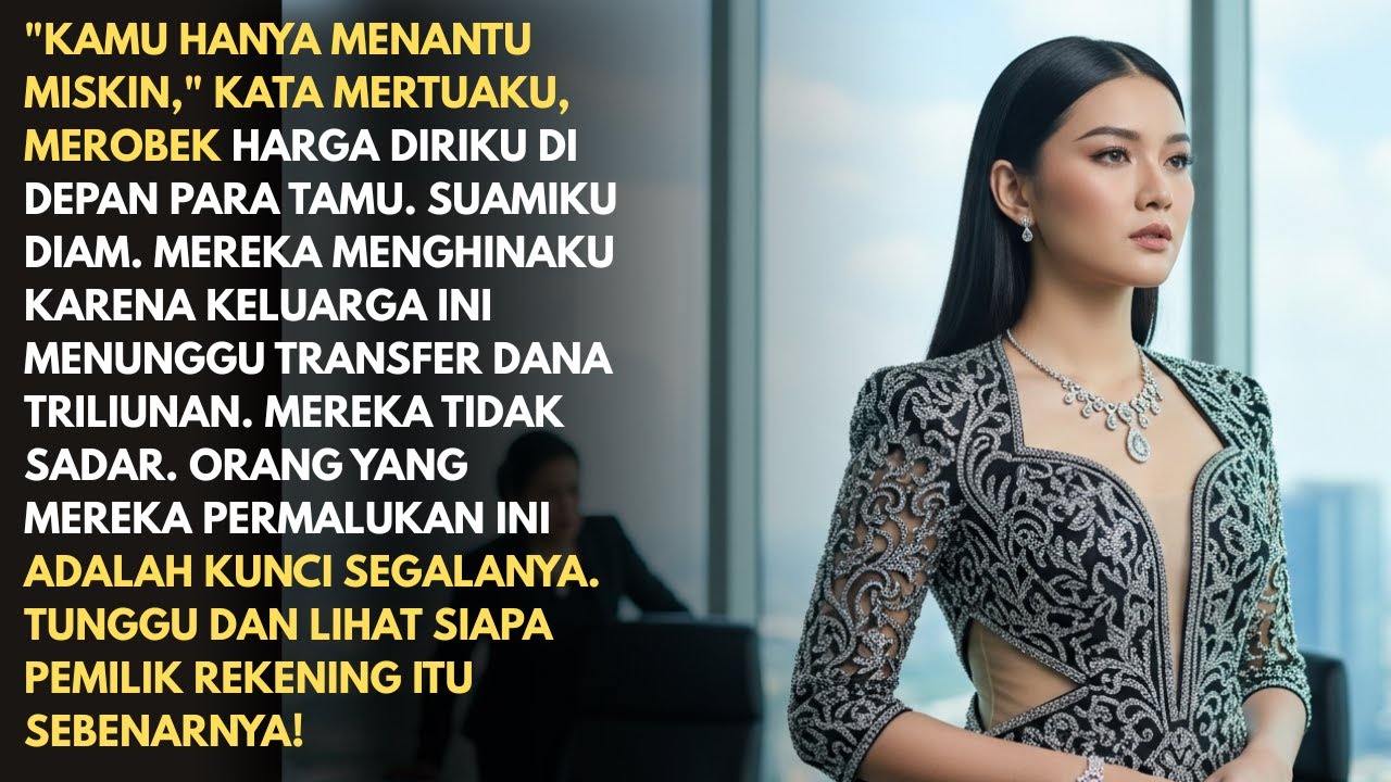 "KAMU CUMA MENANTU MISKIN” KATA MERTUA DI DEPAN TAMU,DIA TERDIAM SAAT TAHU SIAPA PEMILIK REKENING
