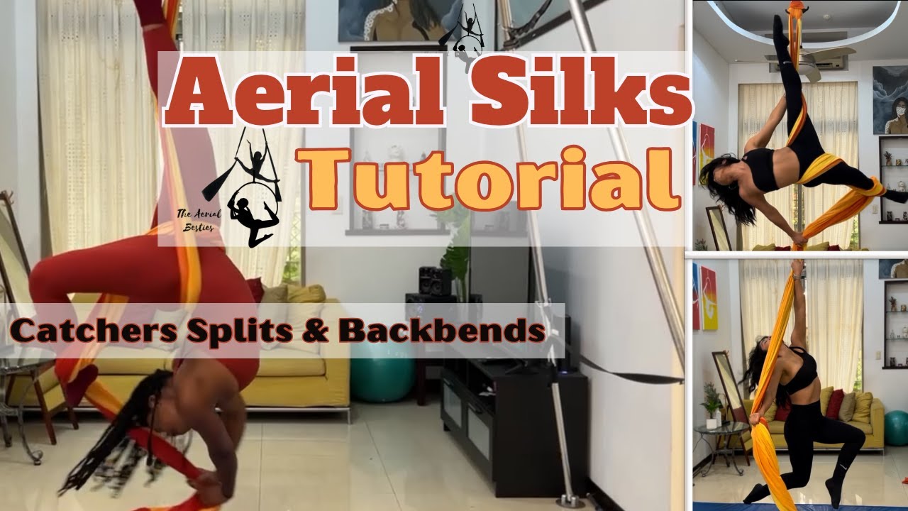 Catcher’s Splits and Backbends- Love me to death Aerial Silks Full Tutorial ｜ The Aerial Besties