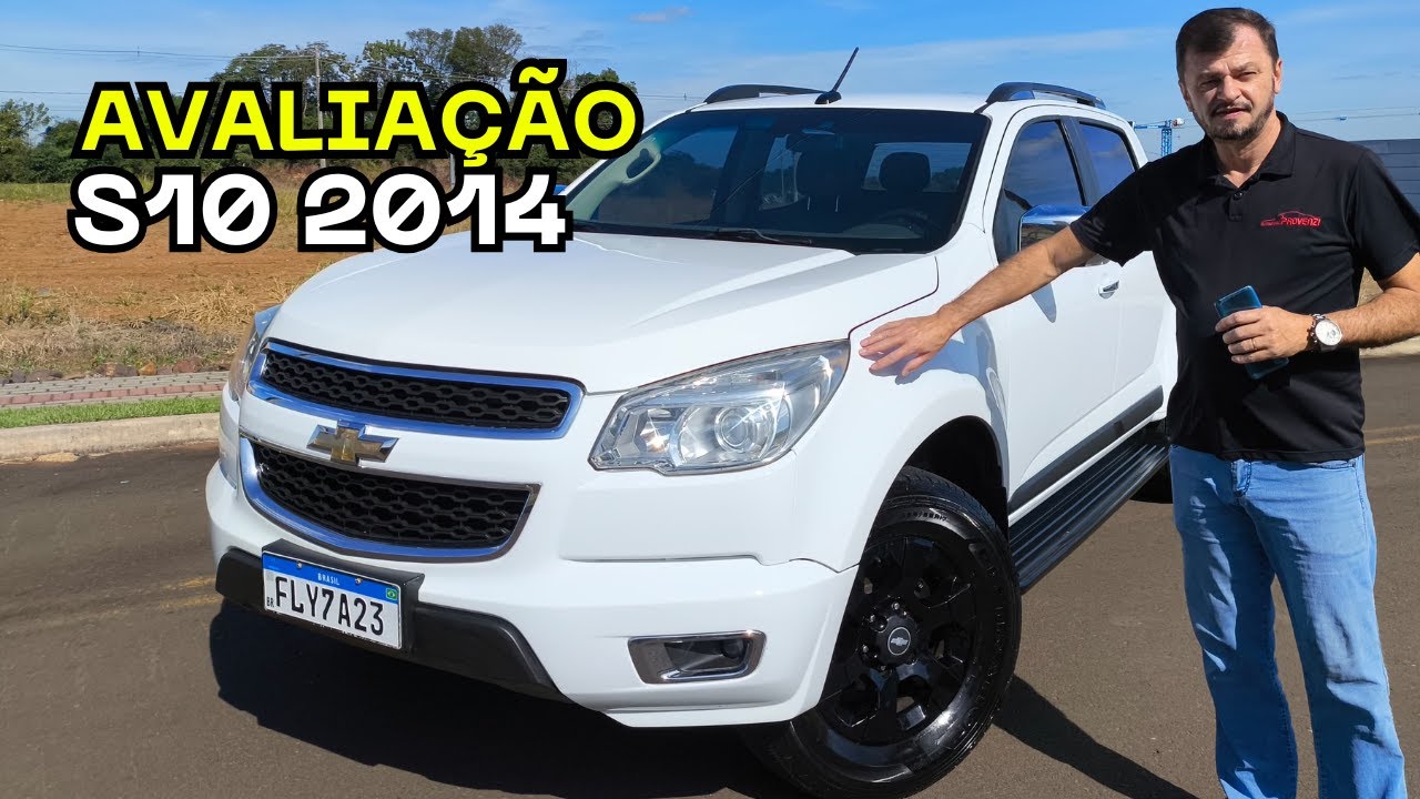 S10 LTZ 2014 – Completa, com bancos em couro e GPS 🔥