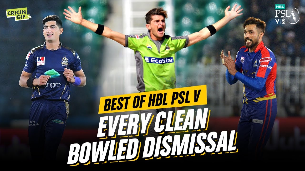 BEST OF HBL PSL V - EVERY CLEAN BOWLED DISMISSAL