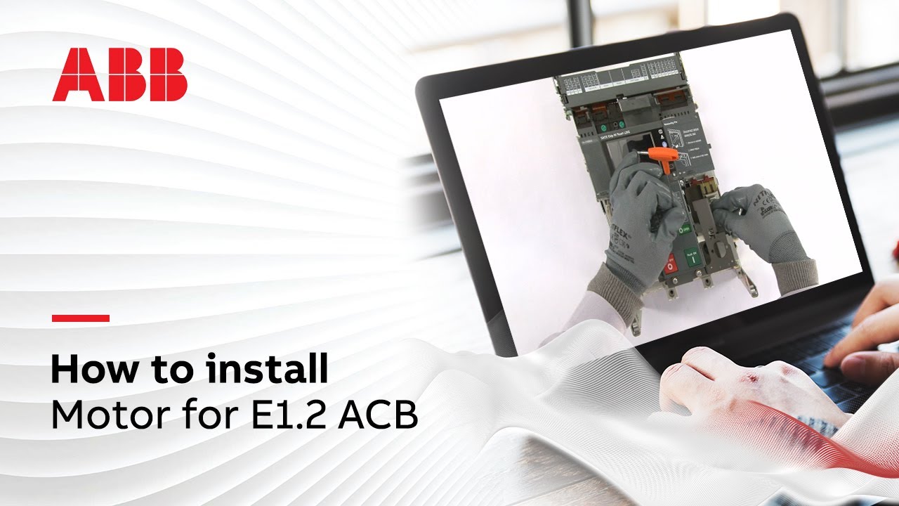 How to install Motor for E1.2 ACB