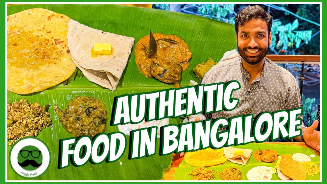 Authentic Karnataka Meals Thali in Bangalore Basaveshwar Khanavali | Veggie Paaji