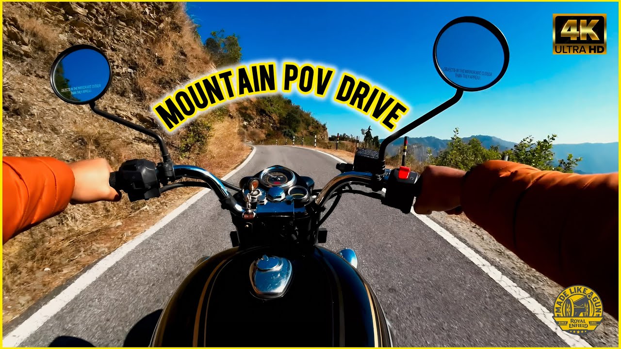 🏔️🚗 Riding Through a remote Himalayan Village 🛤️ | POV Drive 🎥 | Raw Sound 🎧 ASMR |4K| My first vlog