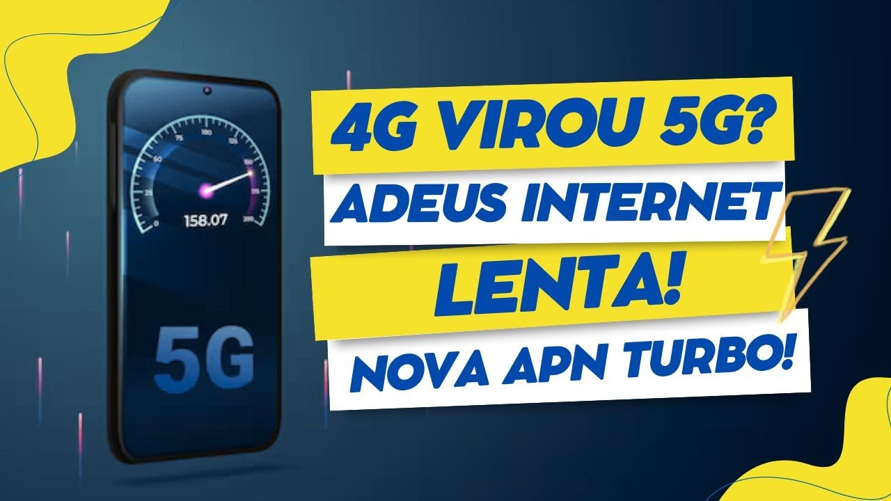 INTERNET LENTA NUNCA MAIS! Como Acelerar o 4G do Android (Parece 5G!) 🚀
