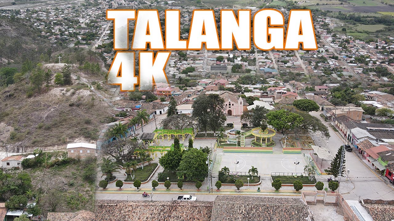 Vistas Aéreas TALANGA F.M Parque Central, El Cerrito, Cueva del D*ABLO, El Estadio y Mas HONDURAS 4K