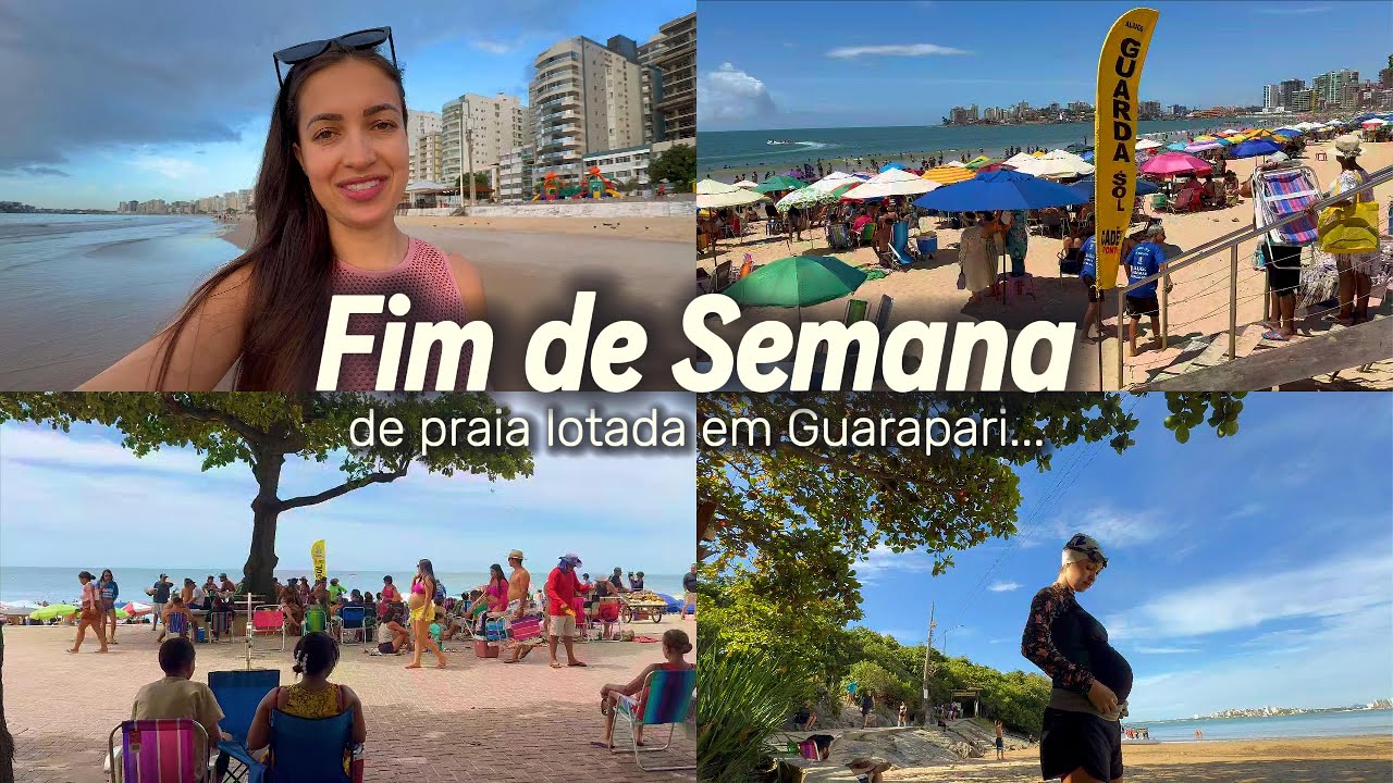 Fim de Semana na Praia do Morro: Sol, Calor, Praia Lotada, Natação, Açaí, Caminhada, Churrasco