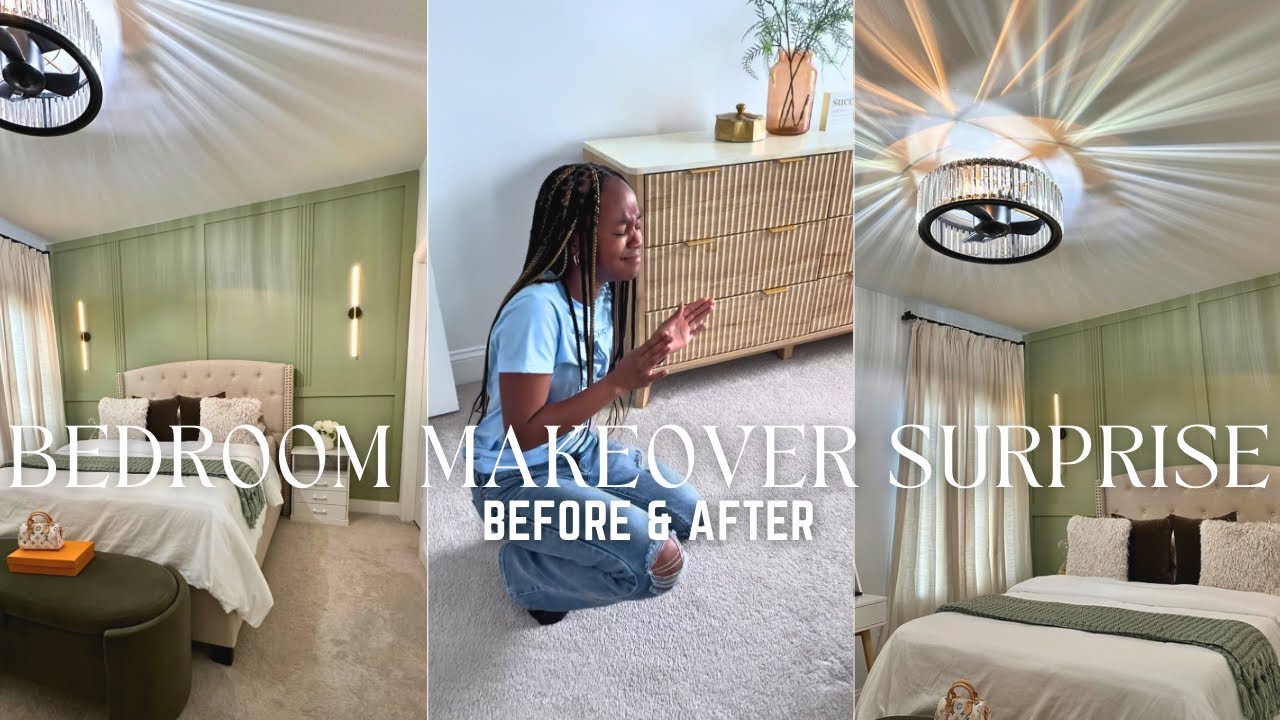 She Had No Idea! 😱 Modern Bedroom Makeover Reveal for Our Daughter | Before & After Transformation