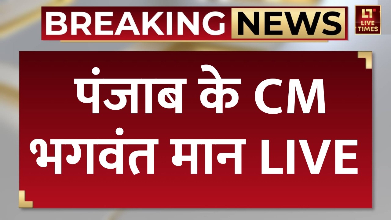 CM Bhagwat Mann LIVE: पंजाब के मुख्यमंत्री भगवंत मान LIVE | Punjab News | Aam Aadmi Party