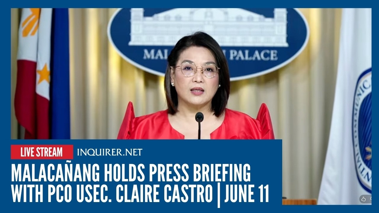 LIVE: Malaca&ntilde;ang holds press briefing with PCO USec. Claire Castro | June 11