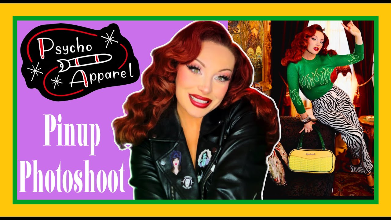 Come with me to a Pinup Photoshoot! (Psycho Apparel)
