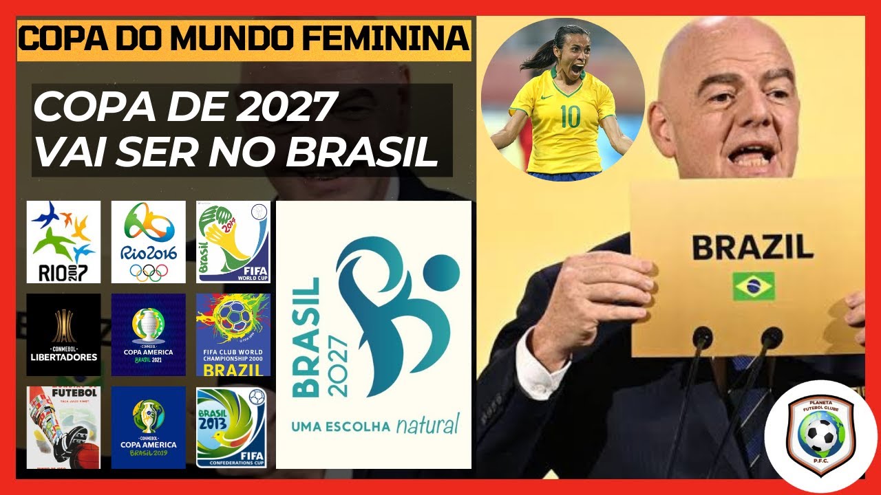 BRASIL sede da COPA DO MUNDO FEMININA 2027 - será que vai dar certo?