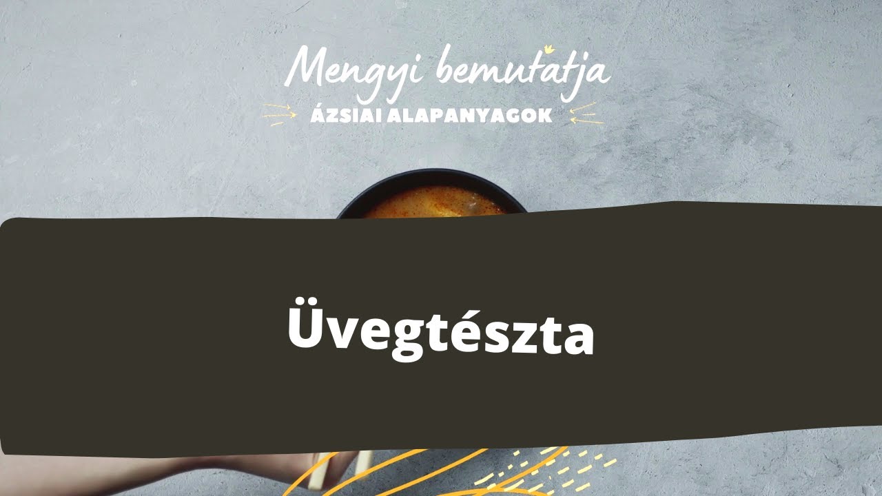 Üvegtészta - Wokban