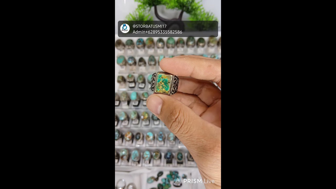 setriming batu cincin pirus plash sale