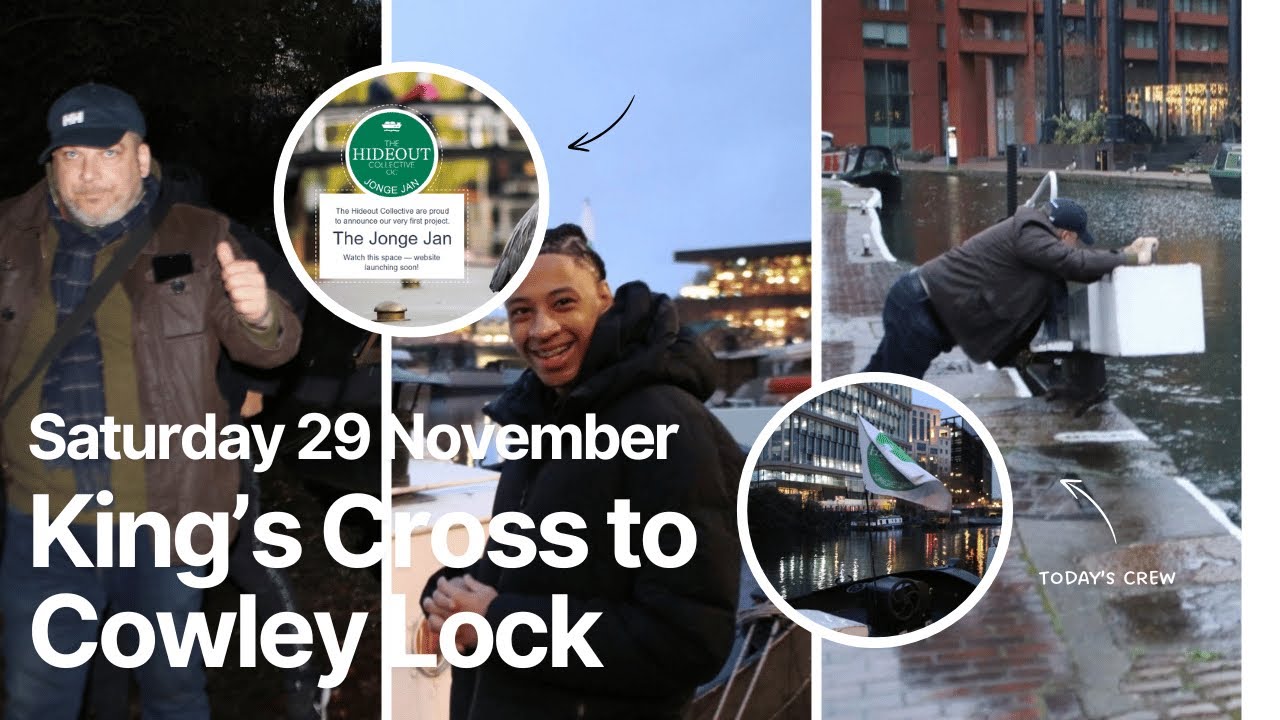 Saturday 29 November. King’s Cross to Cowley Lock.