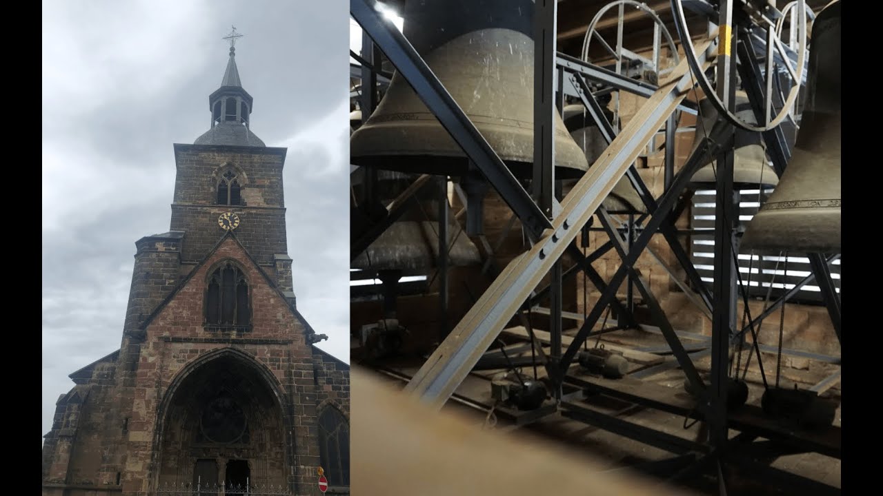 Saarbrücken: Stiftskirche St. Arnual (Vollgeläut der Glocken)