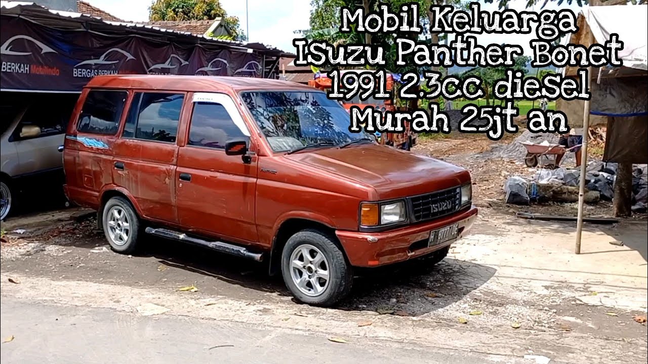 Mobil Keluarga Isuzu Panther Bonet 1991 2.3cc diesel murah 25jt an