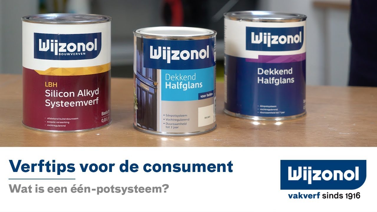 Wat is een &eacute;&eacute;n-potsysteem? - Wijzonol verftips