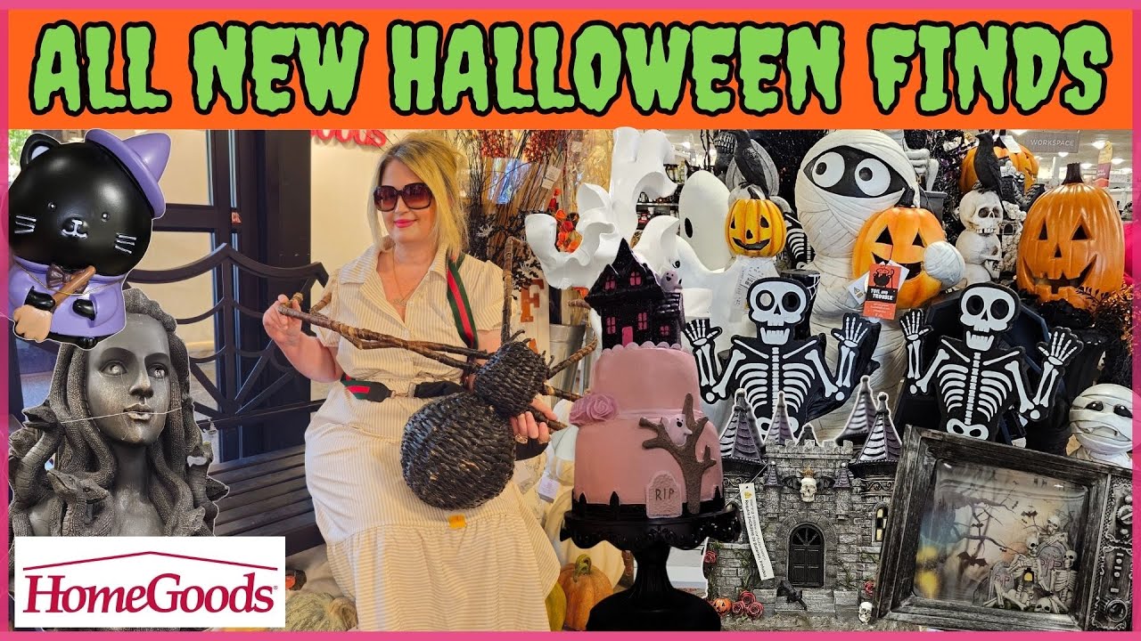 NEW HALLOWEEN FINDS AT HOMEGOODS #halloween  #homegoods