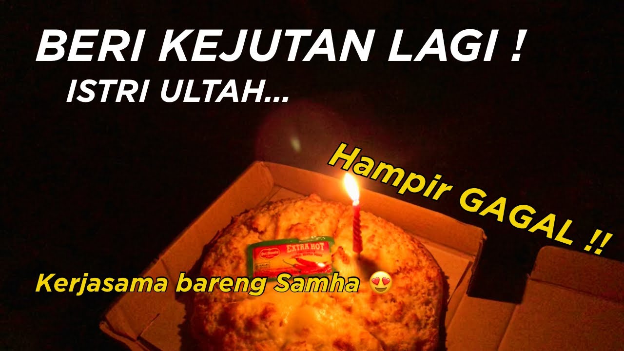 KESERUAN BERI KEJUTAN ULTAH ISTRI TERCINTA !!