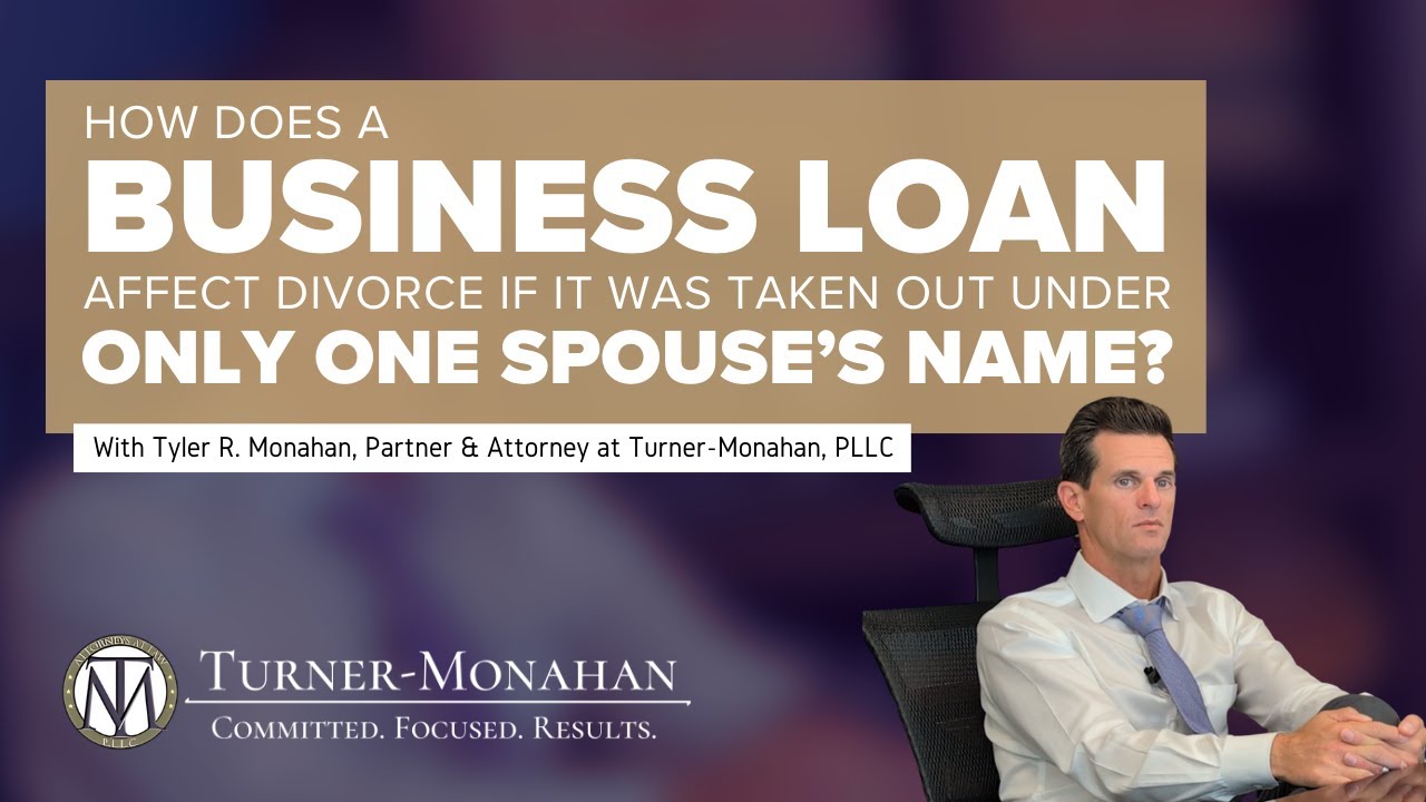 How Does a Business Loan Affect Divorce if It Was Taken Out Under Only One Spouse’s Name?#texas