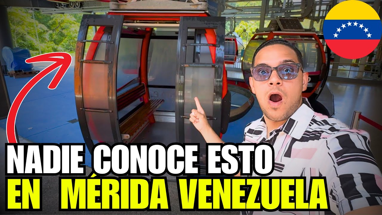 Este es el TELEFÉRICO URBANO que MUY POCOS CONOCEN en Mérida Venezuela 🇻🇪