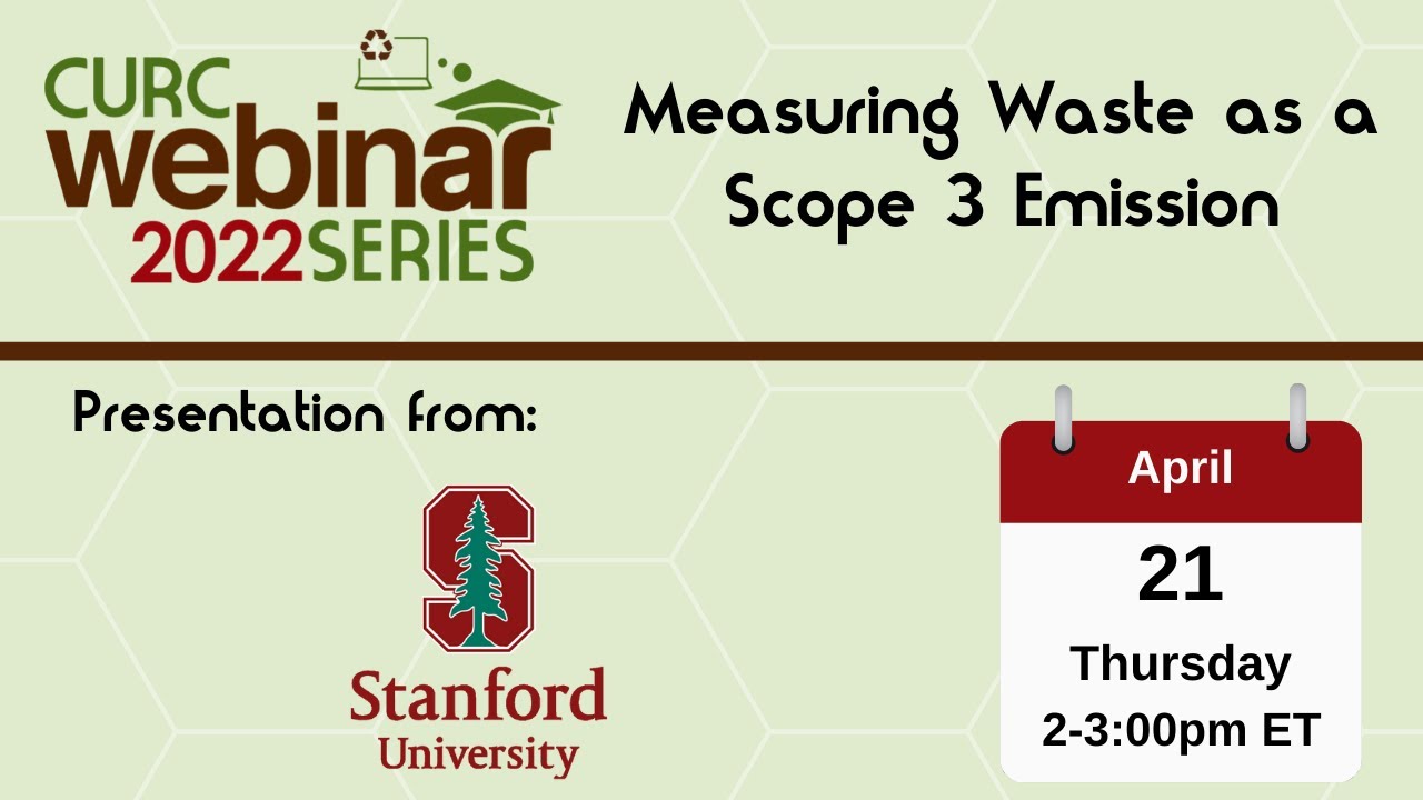 Measuring Waste as a Scope 3 Emission