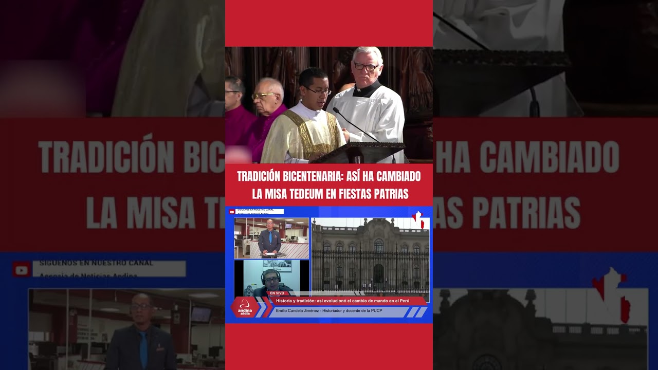 As&iacute; ha cambiado la misa tedeum en Fiestas Patrias