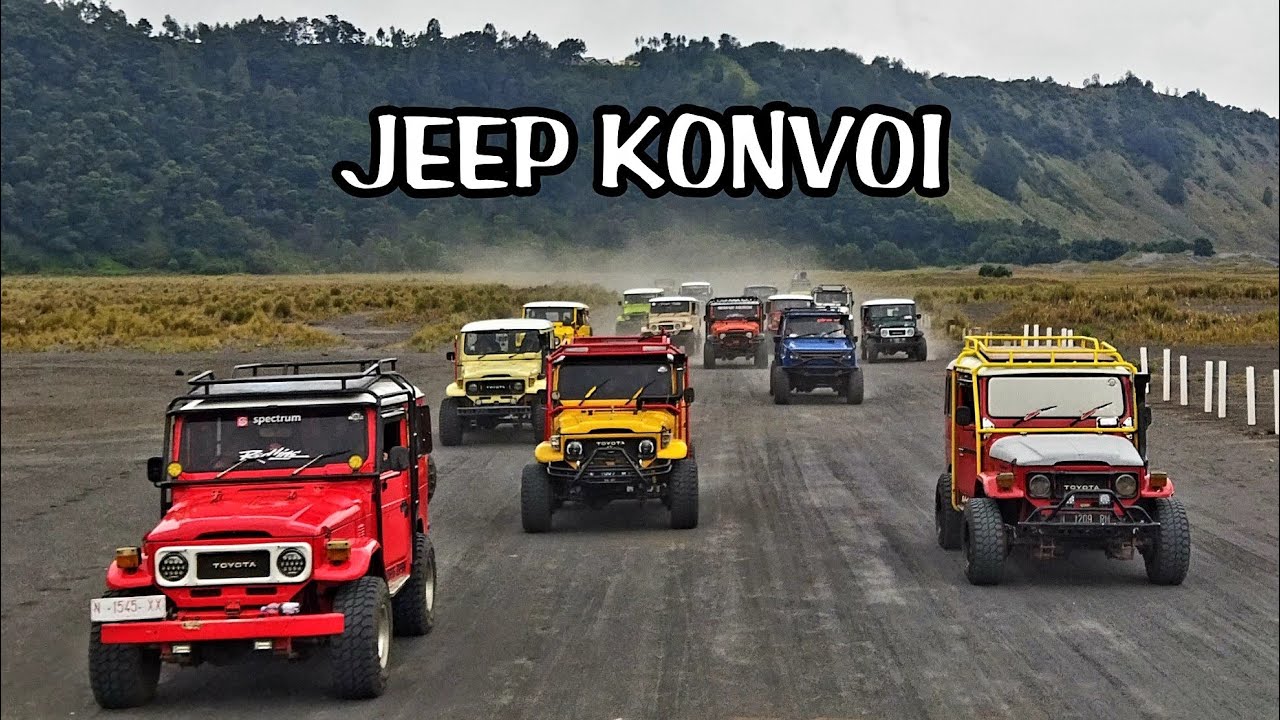 KONVOI JEEP BROMO, SERU!!!