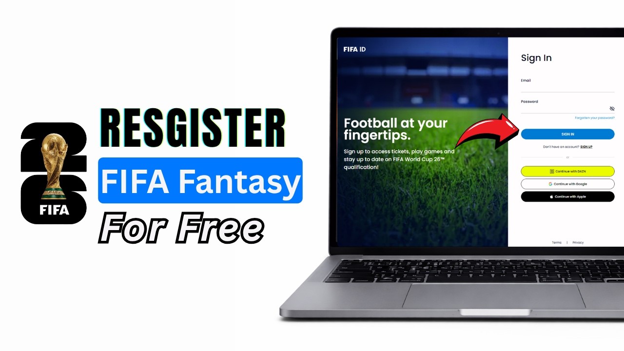 How To Register & Login FIFA World Cup Fantasy 2026 for Free (Official Guide)