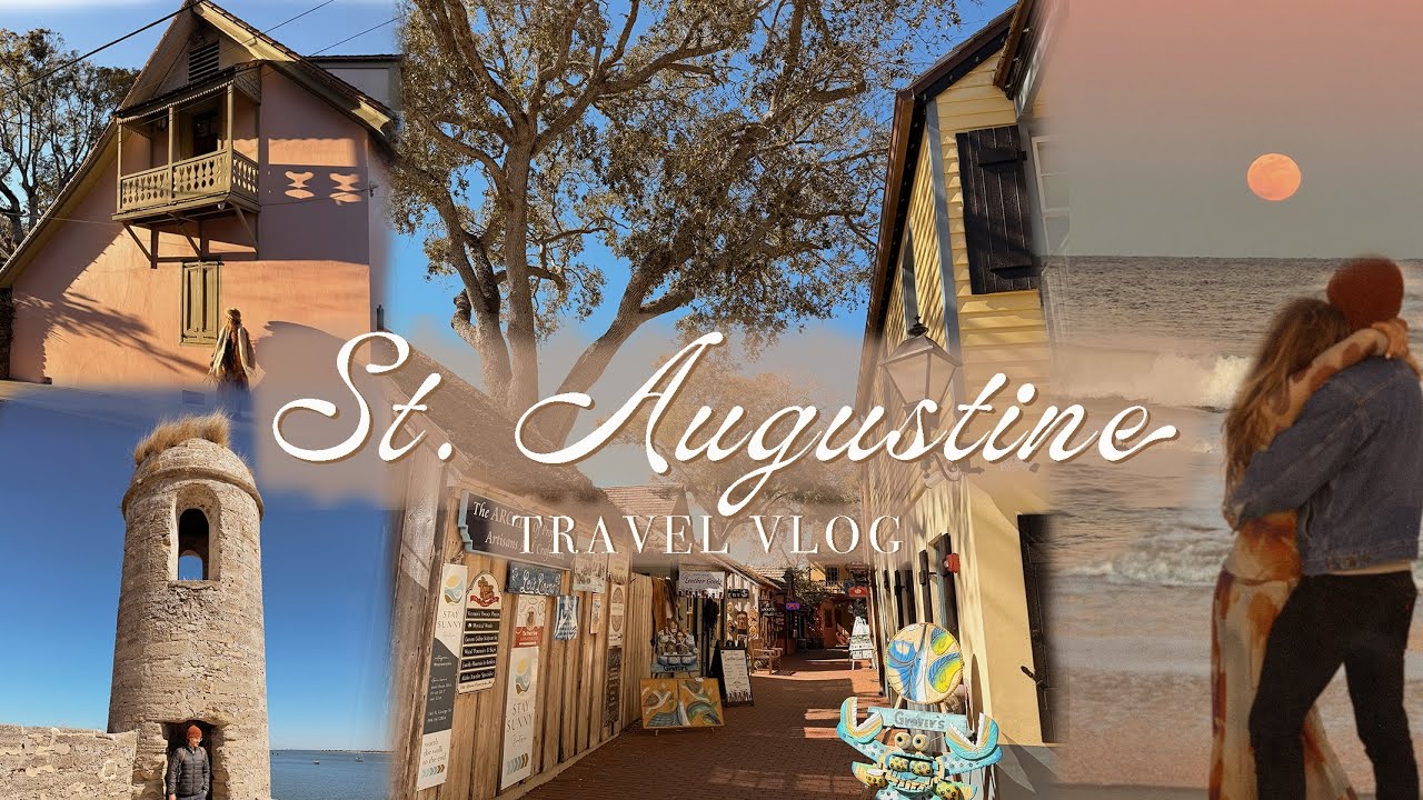 ST. AUGUSTINE VLOG ⚓️ places to see, eat, & explore in this historic Florida city!