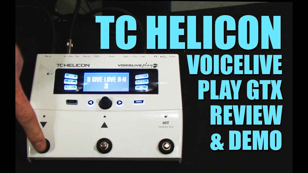 Обзор и демонстрация TC Helicon VoicePlay Live GTX