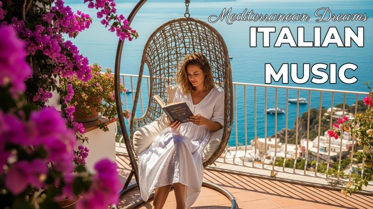 🇮🇹 Calm Italian Music 🌿 Amalfi Coast & Lake Como Relaxation Video