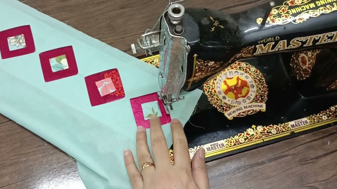 Eid special Daman design cutting and stitching | Amazing sewing tips and tricks