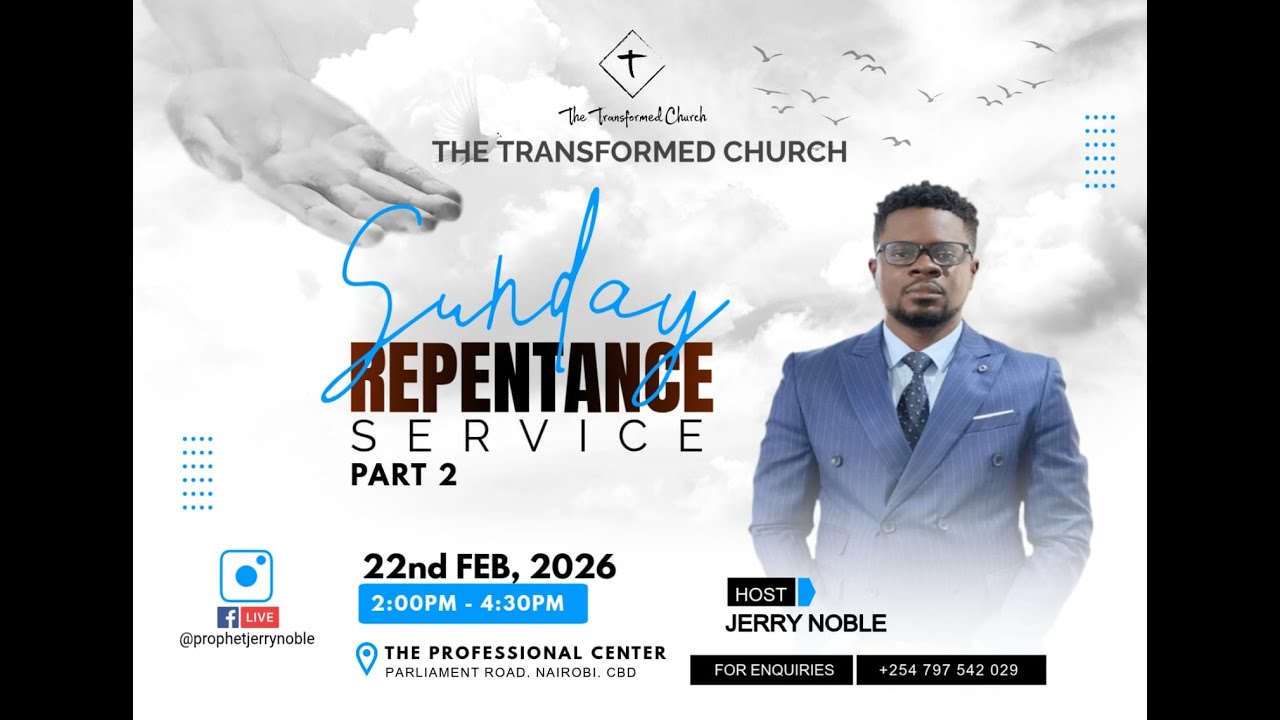 🔴 REPENTANCE PART 2 | The Transformed Church | Prophet Jerry Noble | 22nd Feb 2026